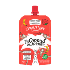 The Coconut Collaborative Strawberry and Banana Kids Yogurt Pouch 90g