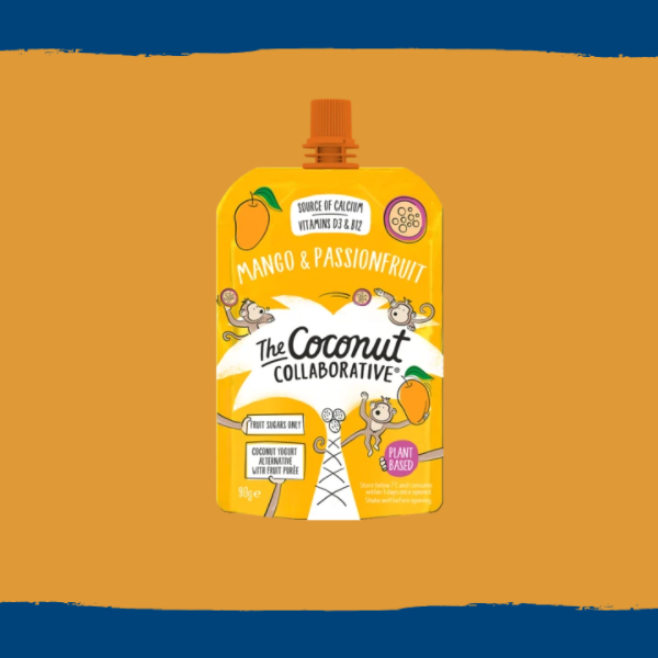 The Coconut Collaborative Mango & Passionfruit Kids Yogurt Pouch 90g (6pk)