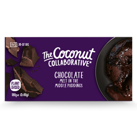 The Coconut Collaborative Chocolate Melt In The Middle Puddings 90g (2pk)