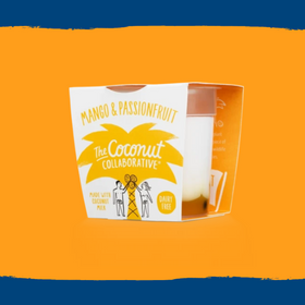 The Coconut Collaborative Small Mango & Passion Fruit Yoghurt Pot 120g (6pk)