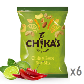 Chikas Chilli & Lime Nut Mix 41g (6pk)