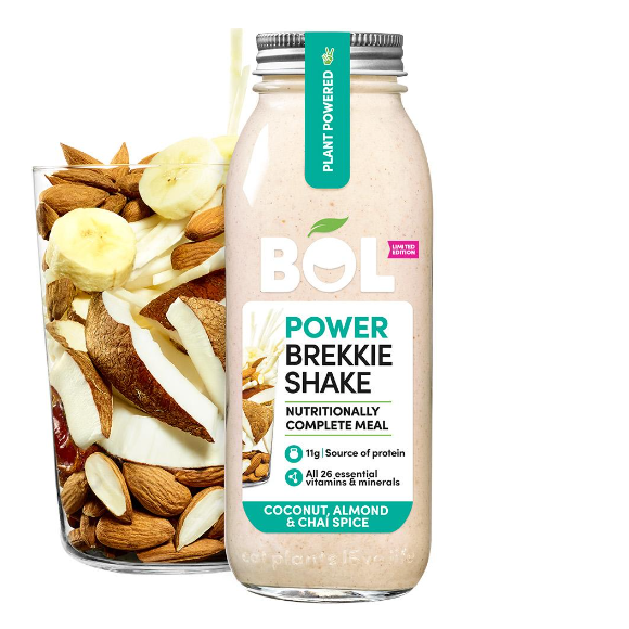BOL Coconut, Almond & Chai Spice Power Brekkie Shake 450g