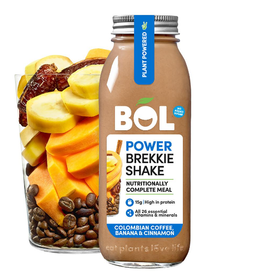 BOL Colombian Coffee, Banana & Cinnamon Power Brekkie Shake 450g