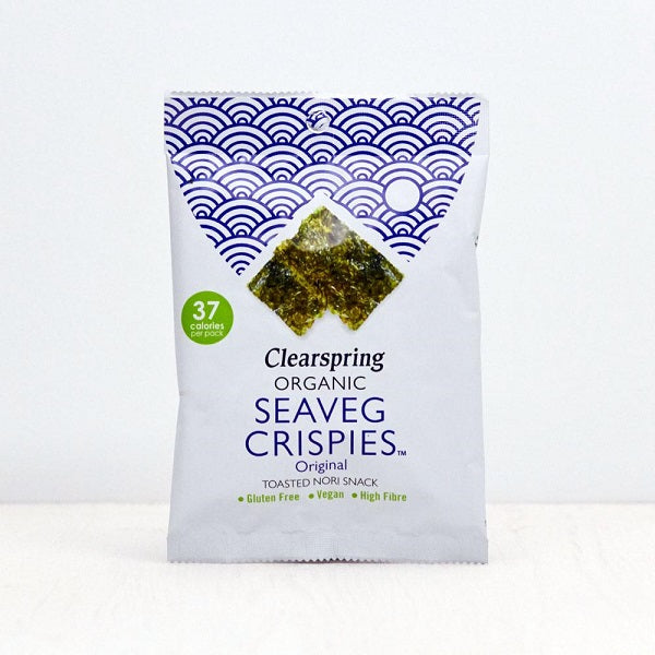 Clearspring Organic Seaveg Crispies - Original (Crispy Seaweed Thins) 8g