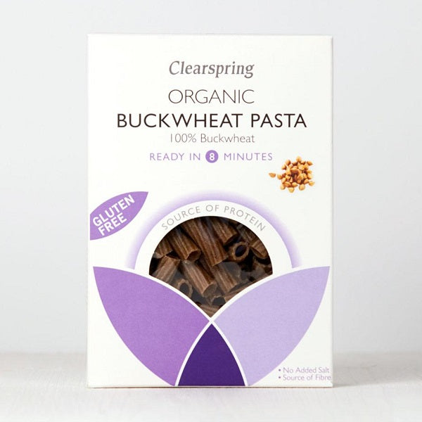 Clearspring Organic Gluten Free Buckwheat Tortiglioni Pasta 250g