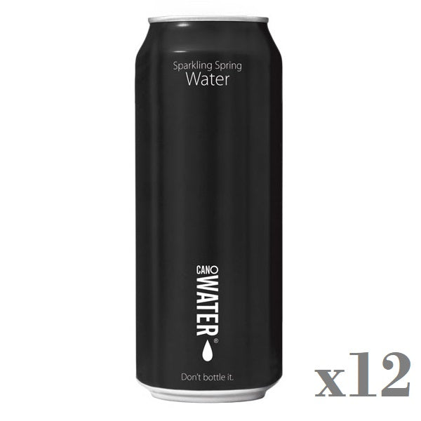 CanO Water - Resealable Sparkling Spring Water 500ml (12pk)