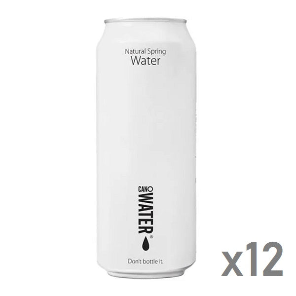 CanO Water - Resealable Still Natural Spring Water 500ml (12pk)