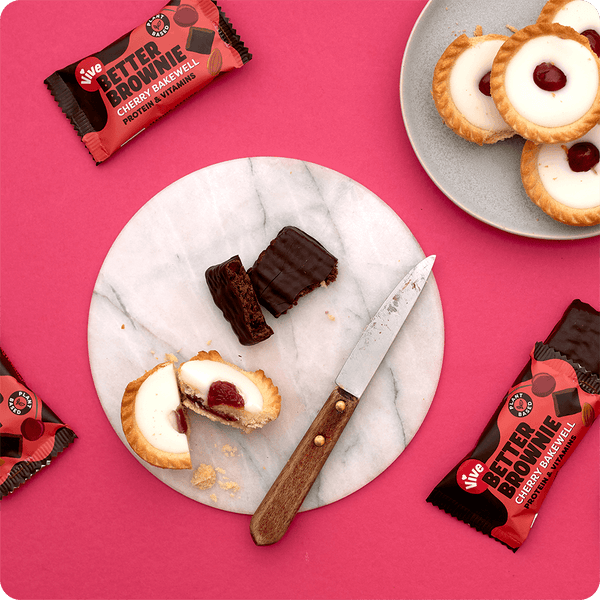 Vive Better Brownies - Cherry Bakewell