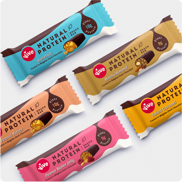 Vive Salted Caramel Dark Chocolate Protein Bar
