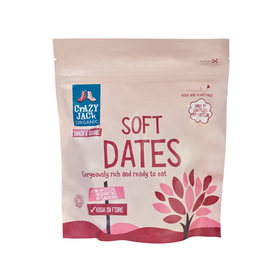 Crazy Jack Organic Snack & Share Ready To Eat Soft Dates 200g
