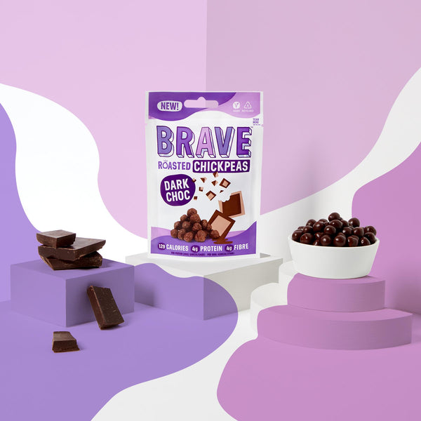 Brave Roasted Chickpeas - Dark Chocolate Sharing Bag