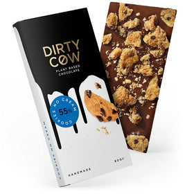 Dirty Cow Cookies No Cream Chocolate Bar 80g (6pk)