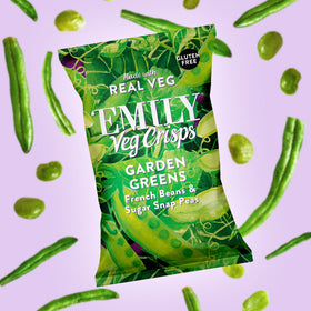 Emily Veg Crisps - Garden Greens - Sharing Bag