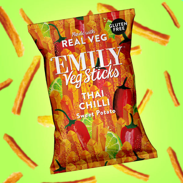 Emily Veg Sticks - Thai Chilli Sweet Potato - Sharing Bag