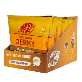 Plantifull Food BBQ Mushroom Vegan Jerky (6pk)