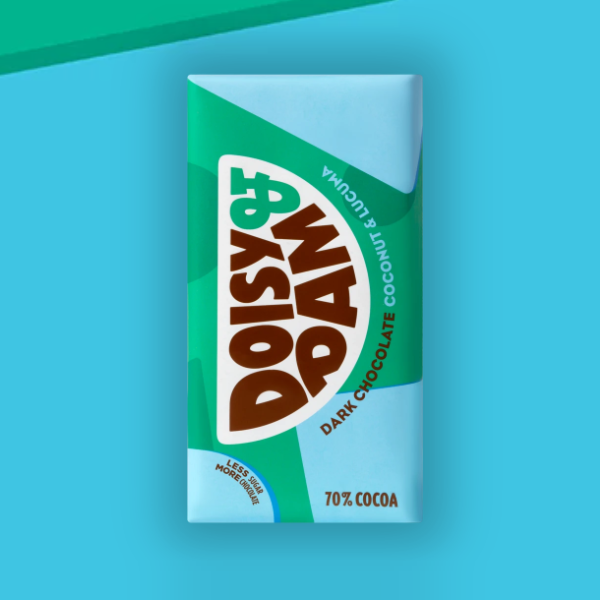 Doisy & Dam Coconut & Lucuma Dark Chocolate Bar 80g