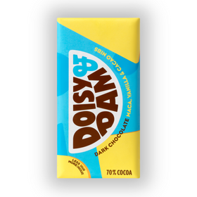Doisy & Dam Maca, Vanilla & Cacao Dark Chocolate Bar 80g