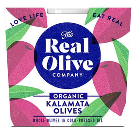 Real Olive Co. Organic Kalamata Olives Deli Pot 210g