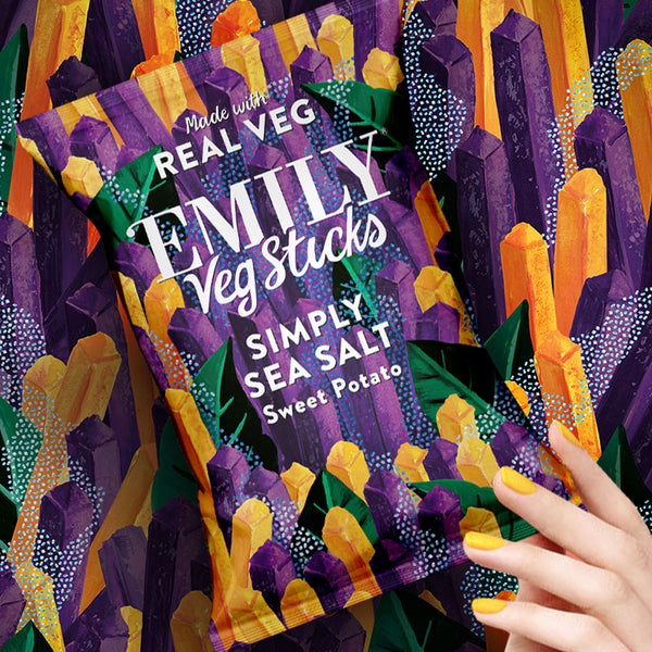 Emily Veg Sticks - Simply Sea Salt Sweet Potato - Sharing Bag