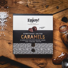 Enjoy! Sumptuous Salted Caramels Filled Chocolates Box 16 144g
