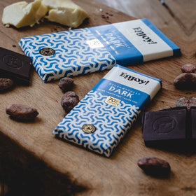 Enjoy! Delightfully Dark 70% Cacao Chocolate Bar 35g