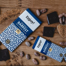 Enjoy! Daringly Darkest 85% Cacao Chocolate Bar 35g
