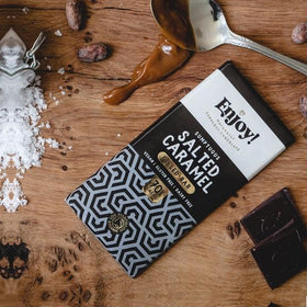 Enjoy! Sumptuous Salted Caramel Filled Chocolate Bar 70g
