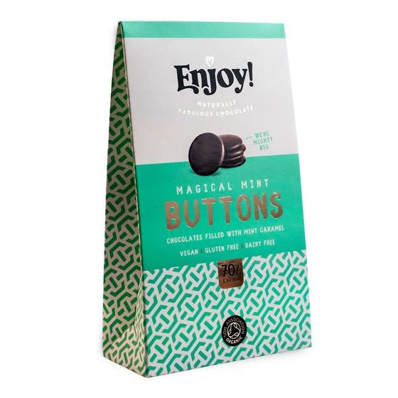 Enjoy! Magical Mint Filled Chocolate Buttons 96g