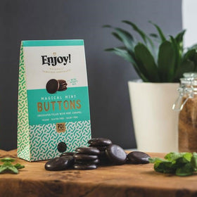 Enjoy! Magical Mint Filled Chocolate Buttons 96g