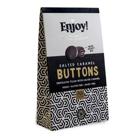 Enjoy! Salted Caramel Filled Chocolate Buttons 96g