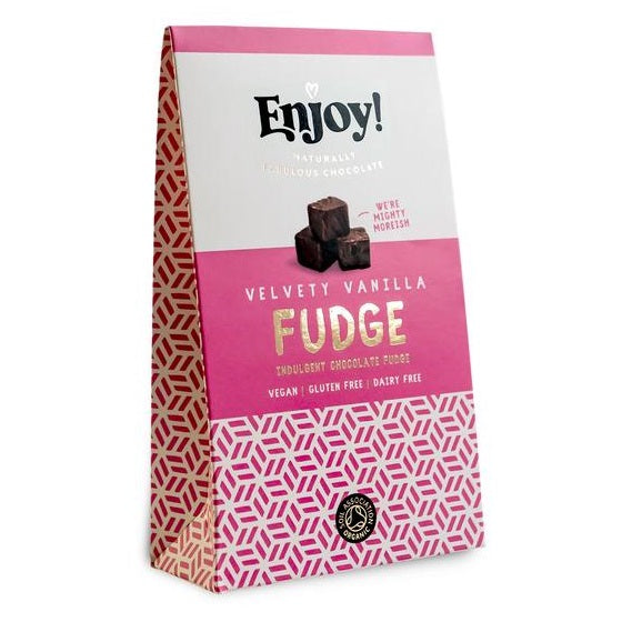 Enjoy! Velvety Vanilla Chocolate Fudge 100g