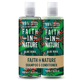 Faith In Nature Aloe Vera Banded Shampoo & Conditioner (400ml Each)