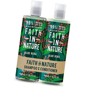 Faith In Nature Aloe Vera Banded Shampoo & Conditioner (400ml Each)