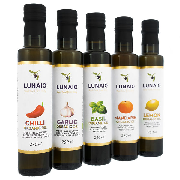 Lunaio Lemon Infused Organic Extra Virgin Oil 250ml