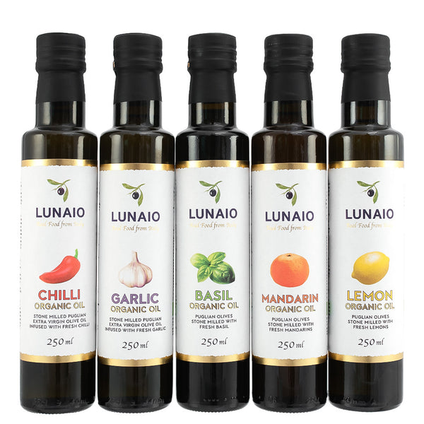 Lunaio Mandarin Infused Organic Extra Virgin Oil 250ml