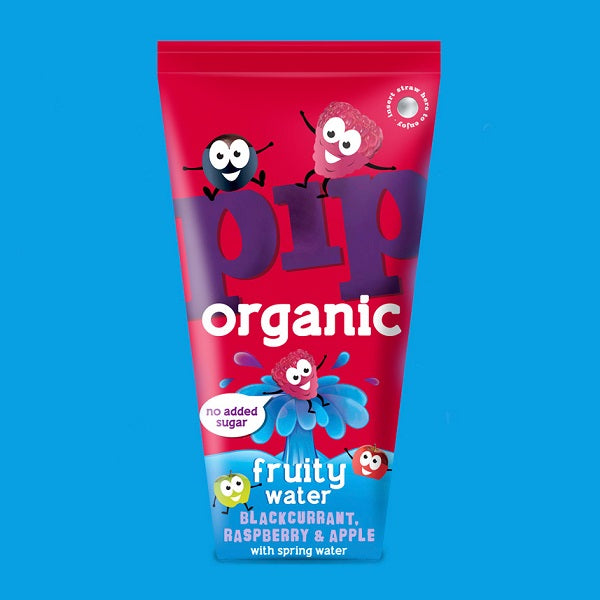 Pip Organic Kids Blackcurrant, Raspberry & Apple Fruity Water 200ml (6pk)