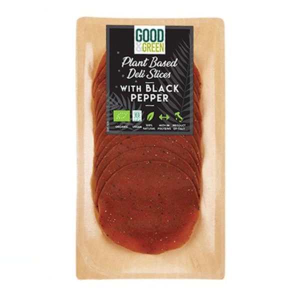 Good & Green Black Pepper Deli Slices 90g
