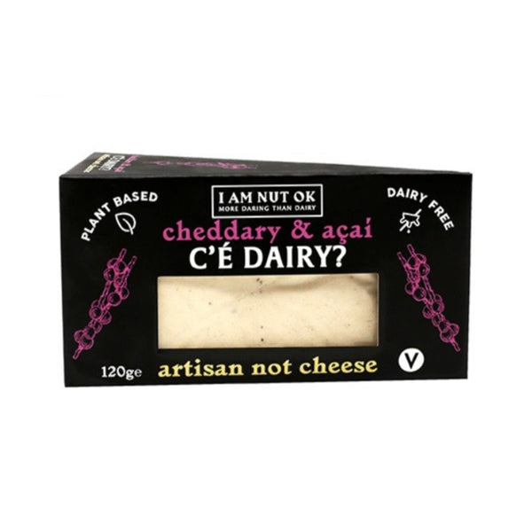 I Am Nut OK - C’è Dairy? (Cheddary & Açaí) Wedge 120g