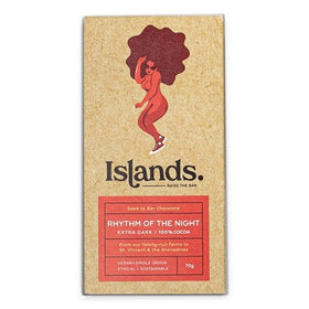 Islands Rhythm Of The Night - 100% Dark Chocolate Bar (5pk)