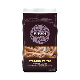 Biona Organic Wholewheat Penne Pasta - Bronze Extruded 500g