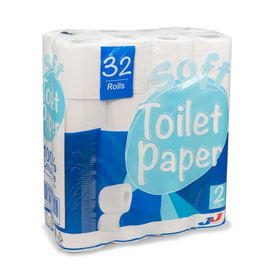 JJ Soft 2ply Toilet Rolls (32pk)