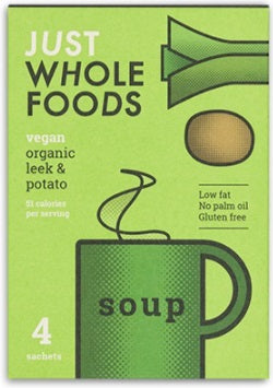 Just Wholefoods Soup - Leek & Potato 68g