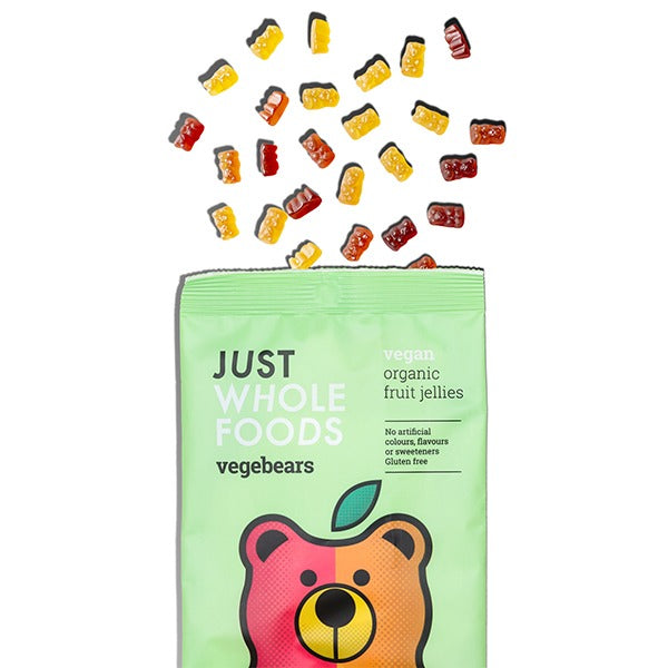 Just Wholefoods Jellies - Fruit Vegebears 70g