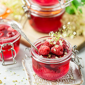 Just Wholefoods Jelly - Raspberry 85g
