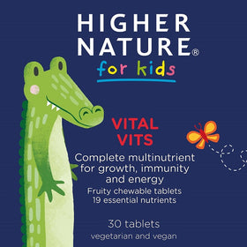 Higher Nature Vital Vits Kids Chewable Fruity Multivitamins (30pk)