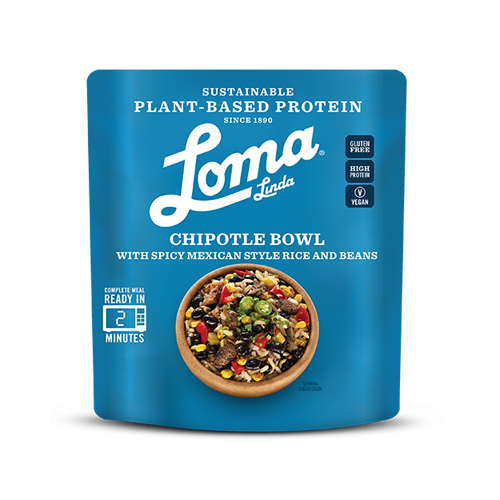 Loma Linda Vegan Chipotle Bowl Meal in a pouch 284g