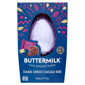 Buttermilk Dark Chocolate Cacao Nib Duo Egg 230g