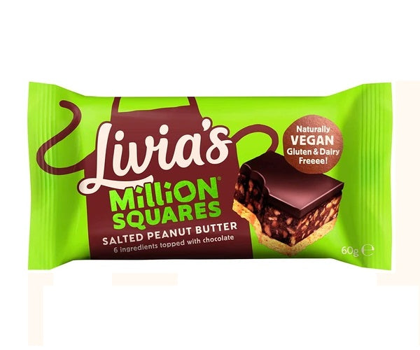 Livia's Salted Peanut Butter Million Squares