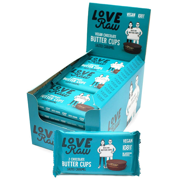 LoveRaw Chocolate Salted Caramel Butter Cups (6pk)