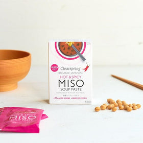 Clearspring Organic Instant Miso Soup Paste - Hot & Spicy 15g